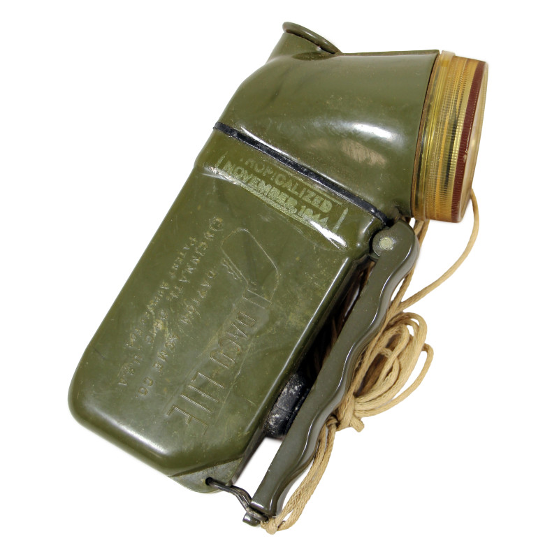 Flashlight, Hand-Energized, Survival, Type A9, DACO-LITE, USAAF, 1944, in Box