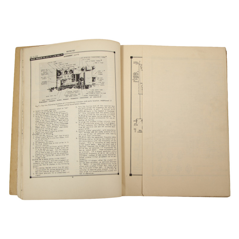 Manual, Technical, TM 11-310, Schematic Diagrams for Maintenance of Ground Radio Communications Sets, 1943