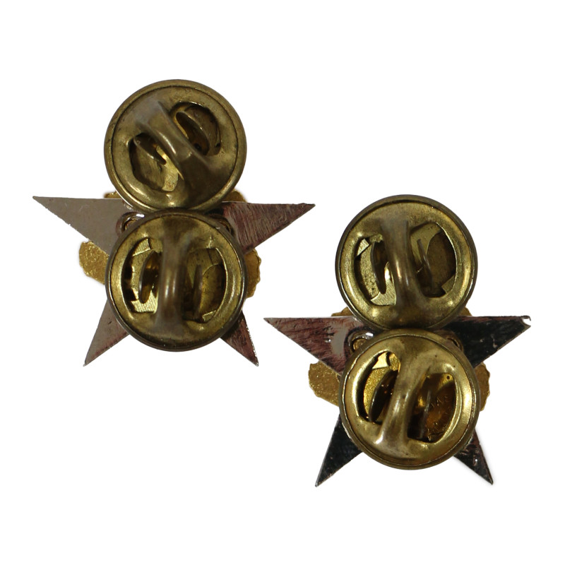Paire d'insignes de col, officier, General Staff Corps, à pin's