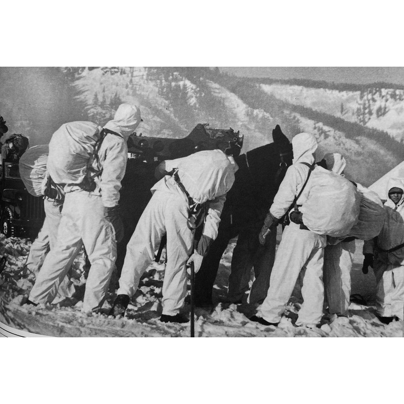Housse de camouflage, sac à dos, troupes de montagne, 1942-1943