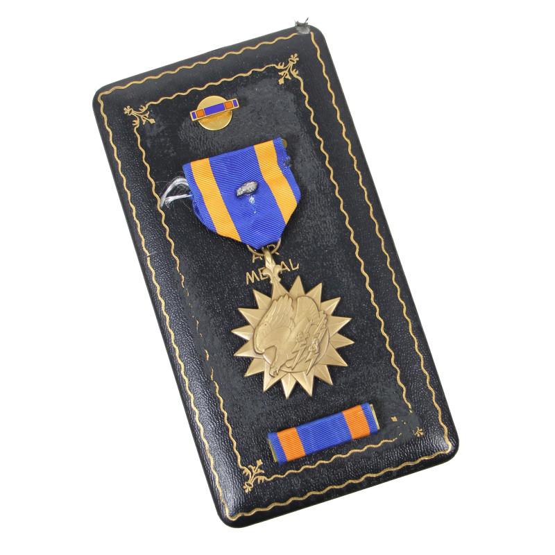 Coffret médaille, Air Medal, Silver Oak Leaf Cluster, complet