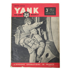 Magazine YANK, 2 juillet 1944, "Airborne Operations in France", Pvt. Joseph Gorenc, 506th PIR, 101st Airborne Division