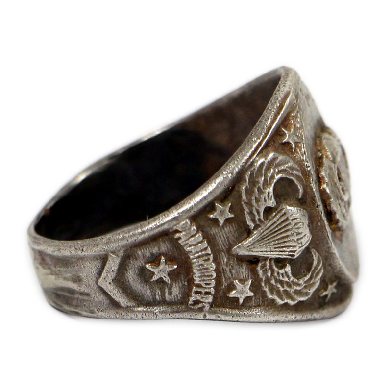 Ring, Sterling Silver, Paratroopers, US Army, KINNEY