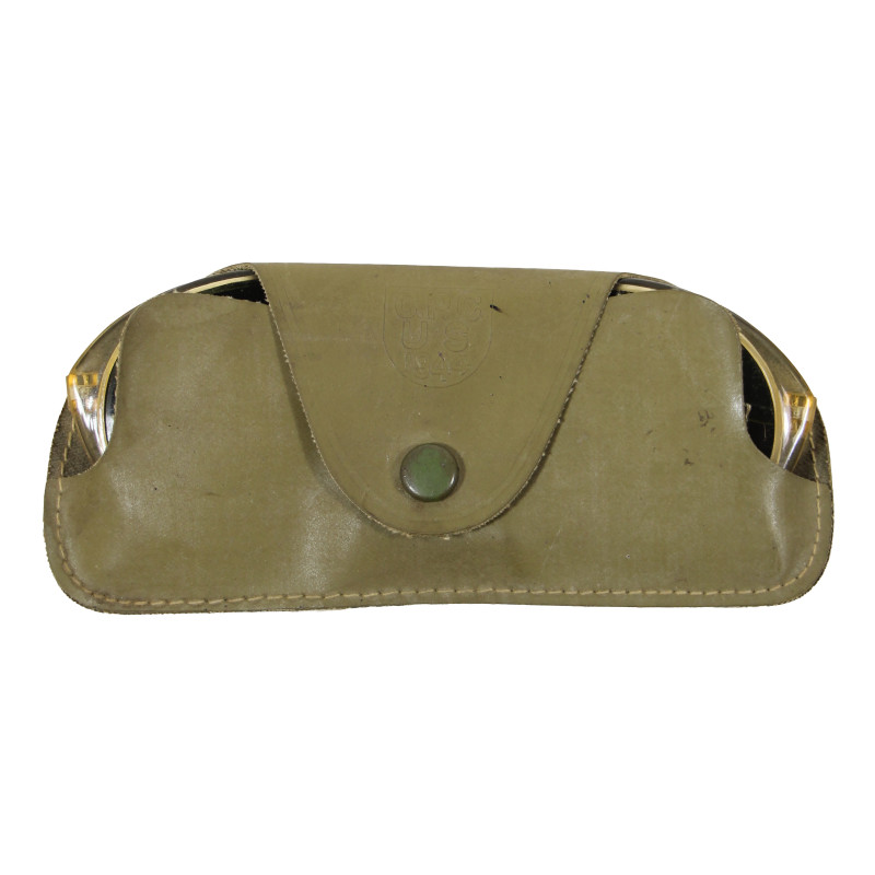 Lunettes de soleil, US Army, Zyl, avec étui C.P.C. U.S. 1944
