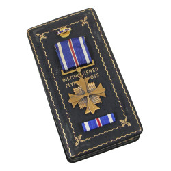 Coffret médaille, Distinguished Flying Cross, complet