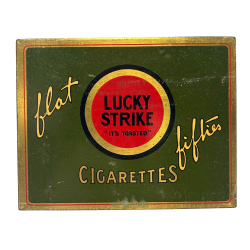 Boîte de cigarettes, LUCKY STRIKE, Flat Fifties