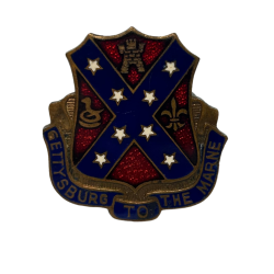Crest, 107th Field Art. Bat., 28th Inf. Div., à épingle