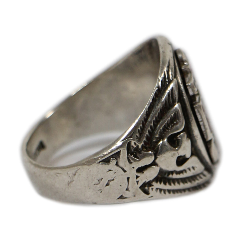 Ring, Sterling Silver, UNCAS, US Navy Medical Department, Corpsman