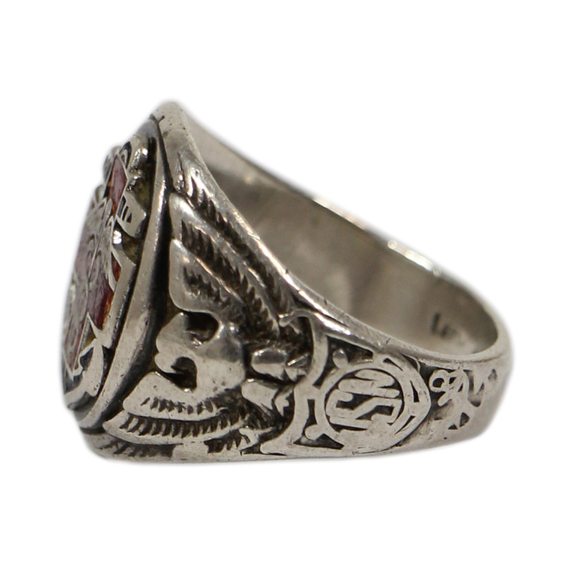 Ring, Sterling Silver, UNCAS, US Navy Medical Department, Corpsman