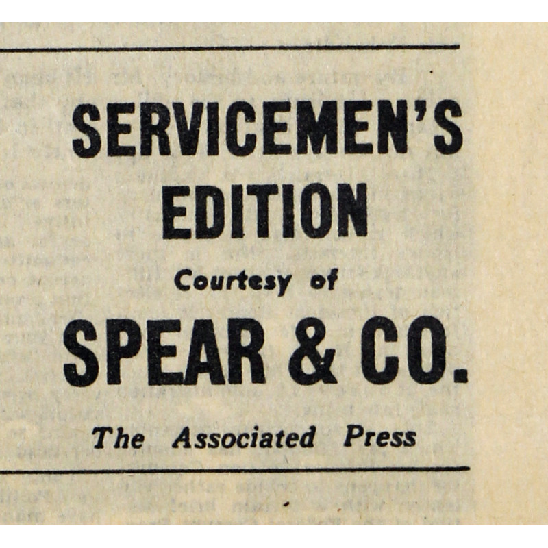Journal, Pittsburgh Sun-Telegraph, 6 juin 1944, Servicemen's Edition, "France Invaded"