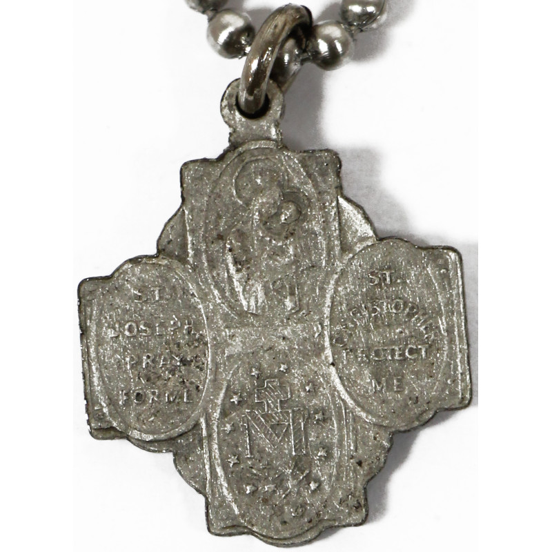 Plaques d'identité, avec médaillons religieux, Sgt. William Kiley, USMC, PTO