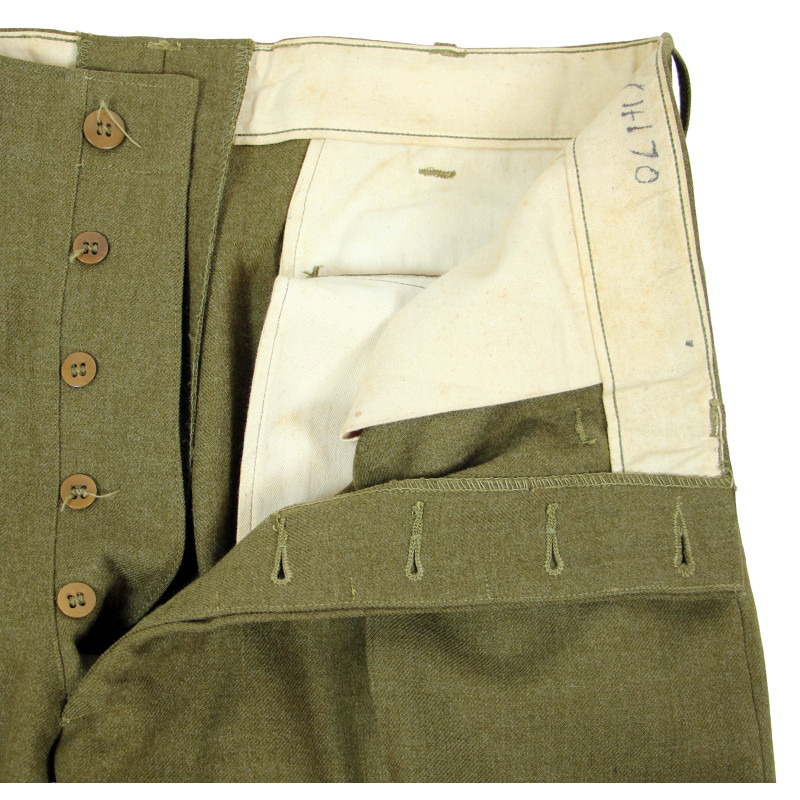 Pantalon moutarde, 36 x 33, 1942