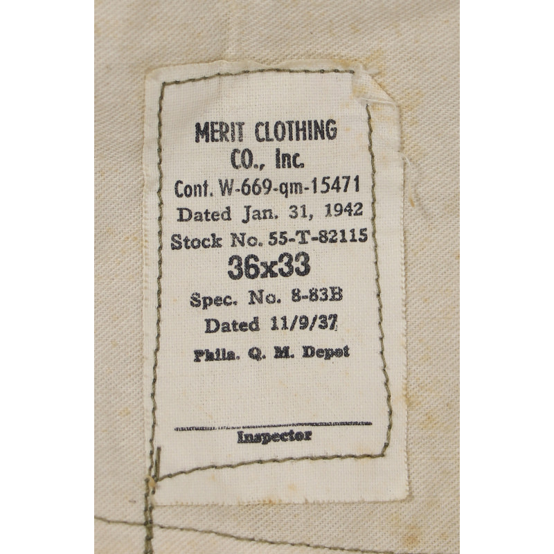 Pantalon moutarde, 36 x 33, 1942