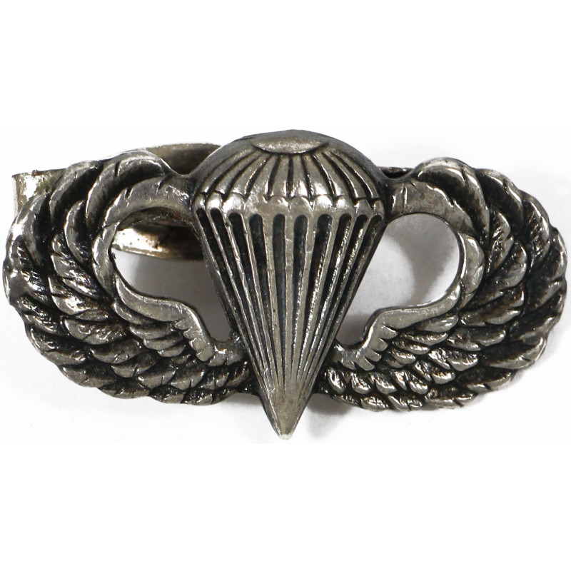 Badge, Parachutist's, 'Jump Wings', US Army, Sterling, Modified, Tie Clip