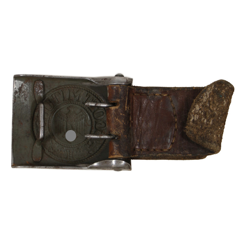 Buckle, Belt, Heer, Painted Steel, 1941