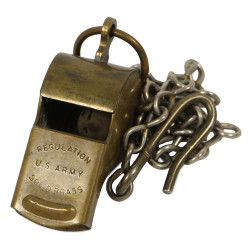 Whistle, Brass, REGULATION, US Army