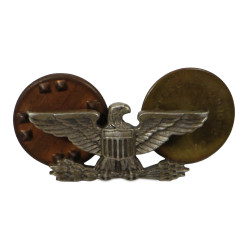 Insigne de grade, Colonel, N.S. MEYER, INC., Sterling, à pin's