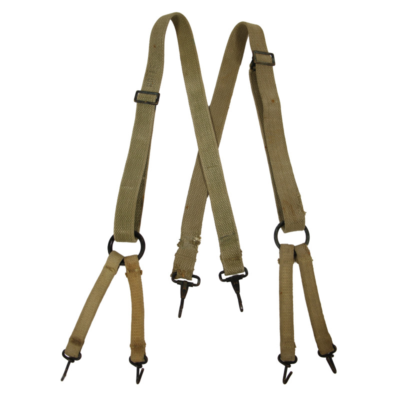 Brêlage M-1941, USMC, 1er type, Flat Buckles
