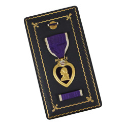 Medal, Purple Heart, Numbered, in Case, Complete