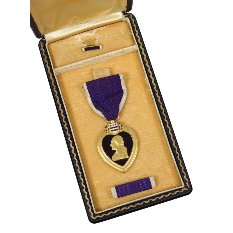 Medal, Purple Heart, Numbered, in Case, Complete