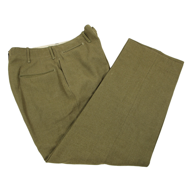 Pantalon moutarde, 34 x 31, 1942, Maj. Wilbert Kuehne, 346th Infantry Regiment