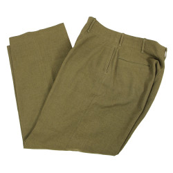 Pantalon moutarde, 34 x 31, 1942, Maj. Wilbert Kuehne, 346th Infantry Regiment