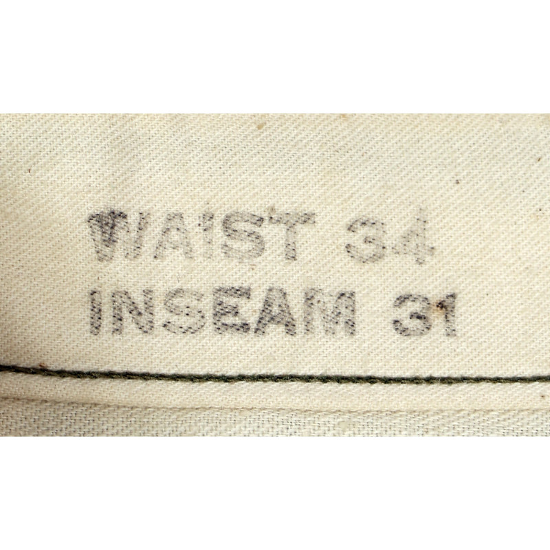 Pantalon moutarde, 34 x 31, 1942, Maj. Wilbert Kuehne, 346th Infantry Regiment