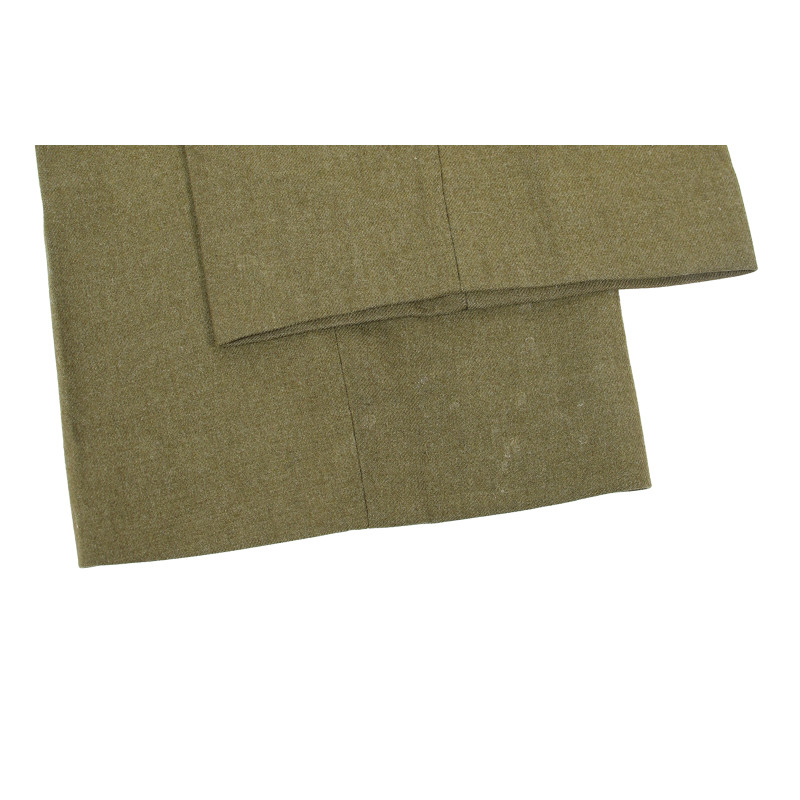 Trousers, Wool Serge, OD, 34 x 31, 1942, Maj. Wilbert Kuehne, 346th Infantry Regiment