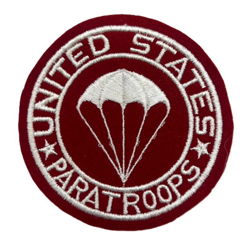 Patch, Pocket, UNITED STATES PARATROOPS, Red