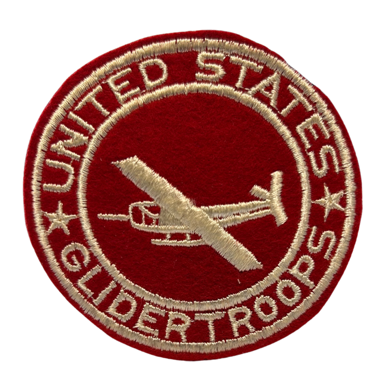 Patch, Pocket, UNITED STATES GLIDER TROOPS, Red