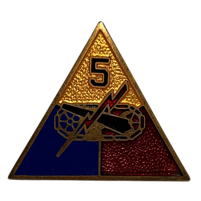 Crest, 5th Armored Division, à épingle, Normandie, Ardennes