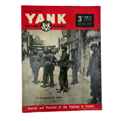 Magazine YANK, British Edition, 25 juin 1944, "Stories and Pictures of the Fighting in France"