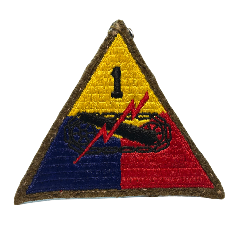 Patch, 1st US Armored Division, MTO, Wool