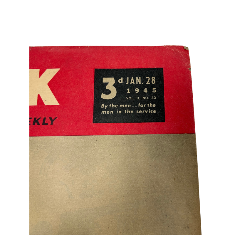 Magazine YANK, British Edition, 28 janvier 1945, "Two Props and a Jet"