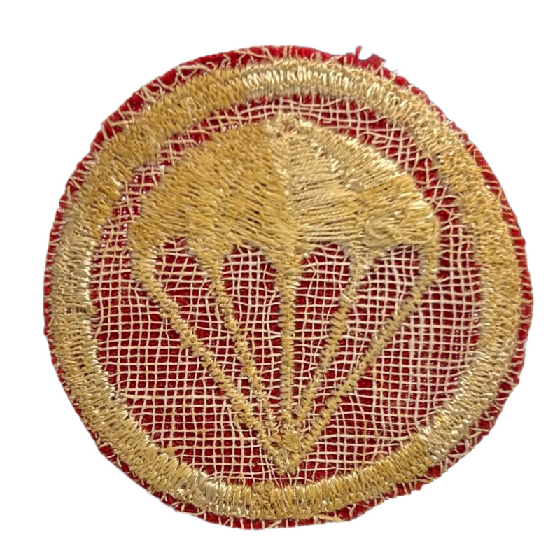 Insigne de calot, parachutiste, Artillery & Engineers, Twill