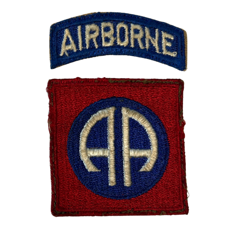 Insigne, 82nd Airborne Division, dos vert, 1943