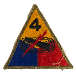 Insigne, 4th Armored Division, Avranches, Bastogne