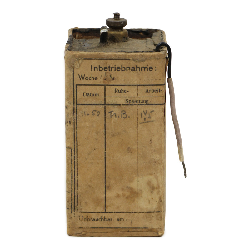 Battery, Telephone, Field, German, Feldfernsprecher 33, PERTRIX, 1944