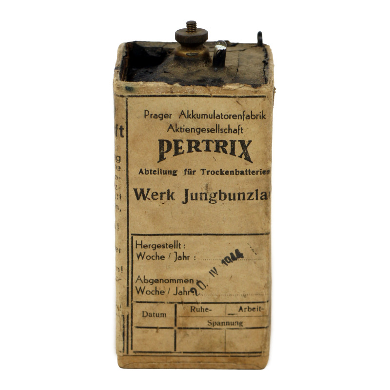 Battery, Telephone, Field, German, Feldfernsprecher 33, PERTRIX, 1944