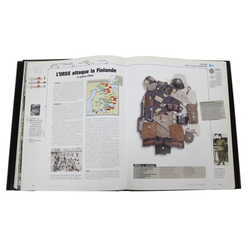 Livre, La Seconde Guerre mondiale, 1939-1945, objets et uniformes