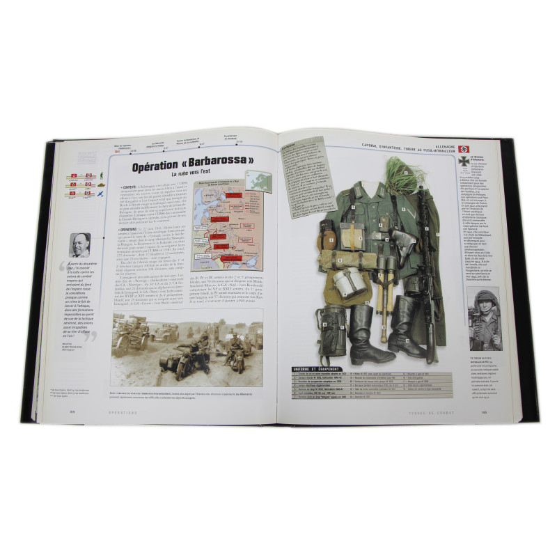 Book, La Seconde Guerre mondiale, 1939-1945, objets et uniformes