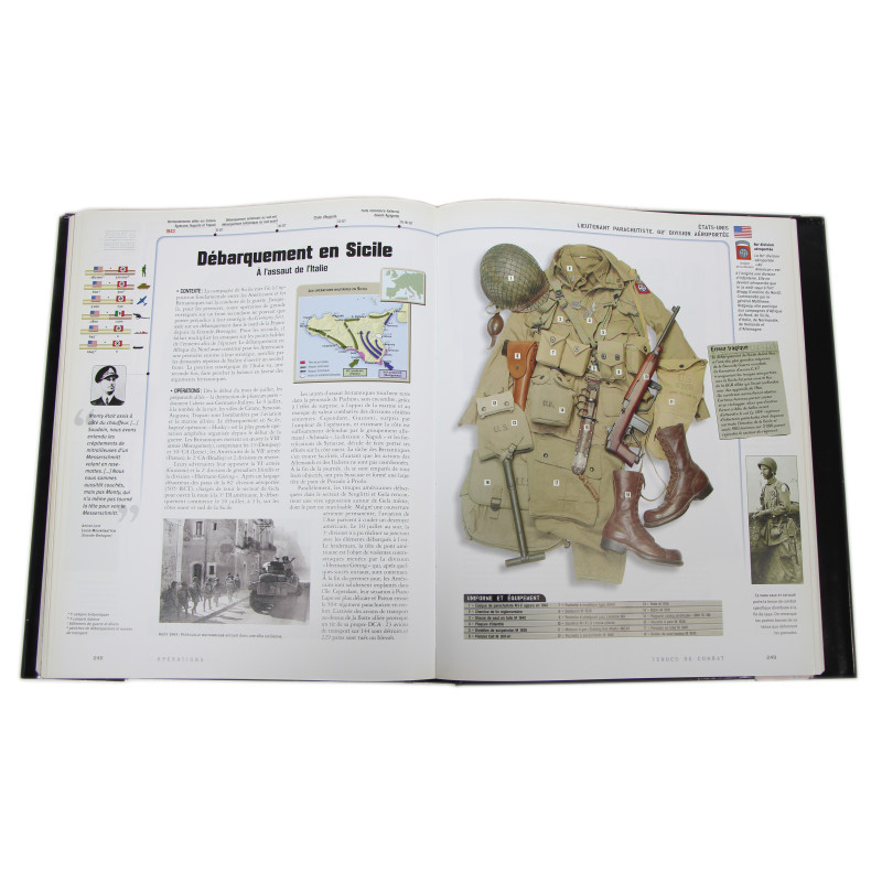 Book, La Seconde Guerre mondiale, 1939-1945, objets et uniformes
