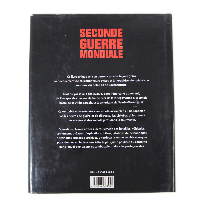Livre, La Seconde Guerre mondiale, 1939-1945, objets et uniformes