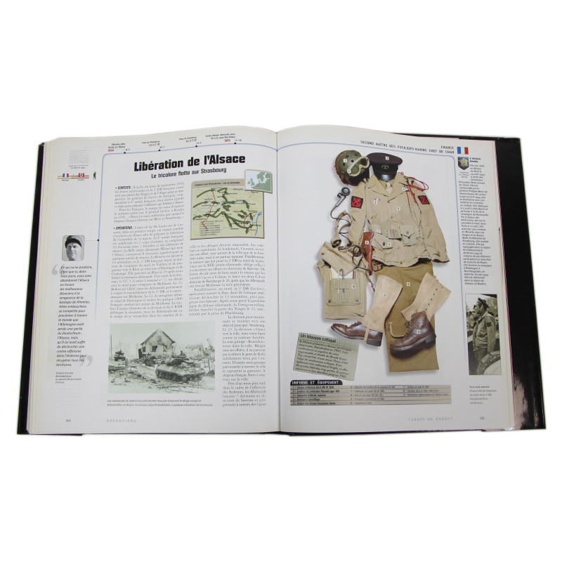 Livre, La Seconde Guerre mondiale, 1939-1945, objets et uniformes