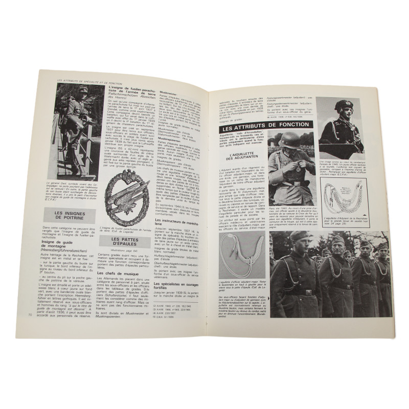 Book, La Wehrmacht : uniformes et insignes de l'Armée de terre allemande (Heer)