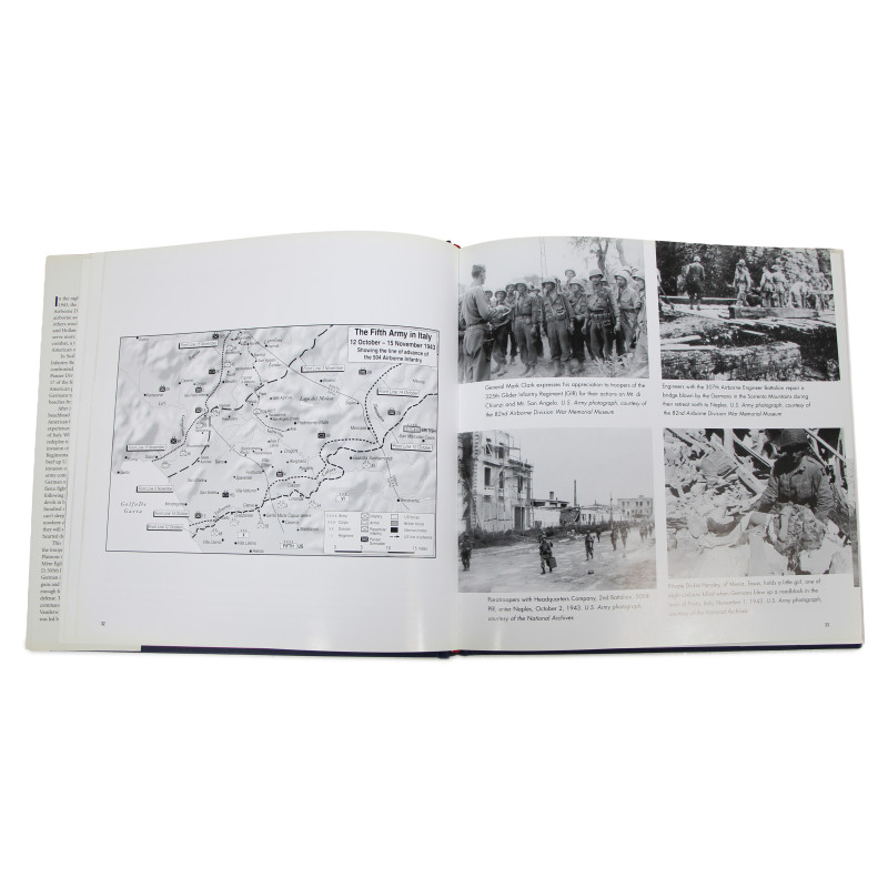 Livre, The All Americans in World War II, dédicacé par l'auteur et par des vétérans