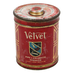 Tin, Pipe & Cigarette Tobacco, Velvet, LIGGET & MYERS TOBACCO CO.
