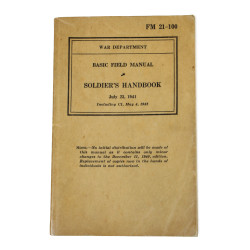 Manuel de campagne, FM 21-100, Soldier's Handbook, 1941-1942
