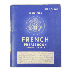 Booklet, French Phrase Book, TM 30-602, 1944