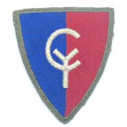 Insignia, 38th Infantry Division, Green Back, 1943